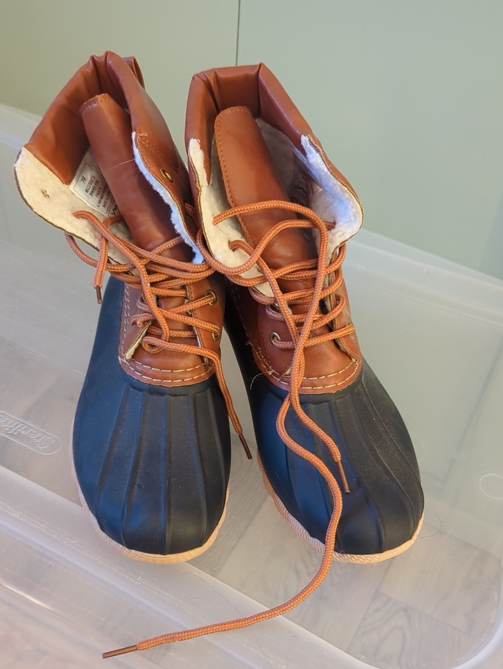 Outwoods Brown and Black Women's Waterproof Winter Boots